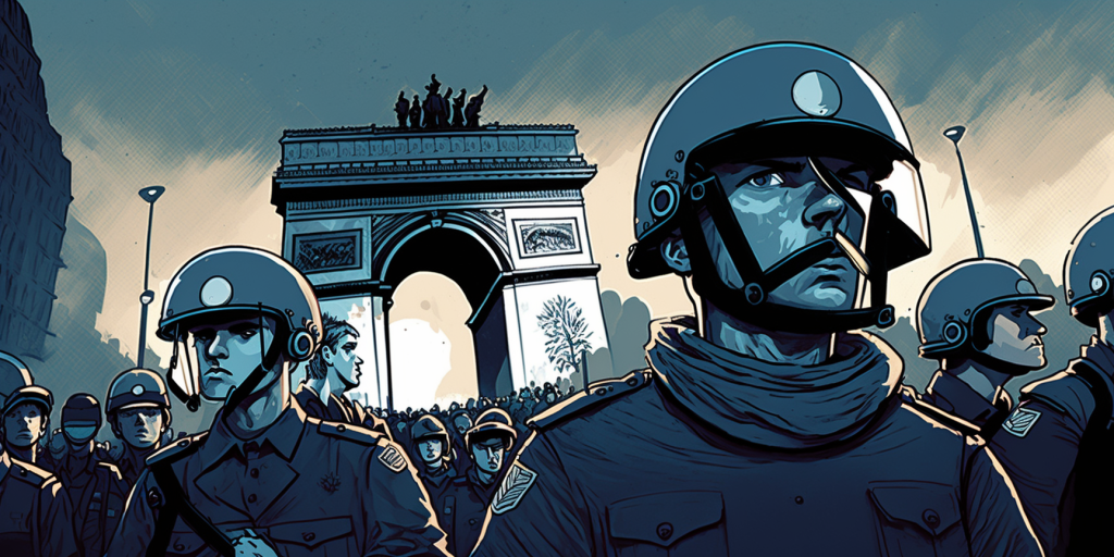 Police française à Paris